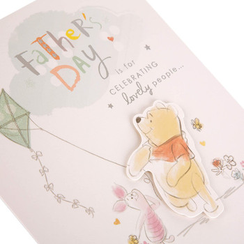 Hallmark Winnie the Pooh Father's Day Card 'Lovely People' Medium