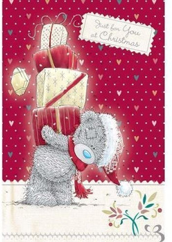 Tatty Teddy with Gifts Me to You Moving Christmas Card