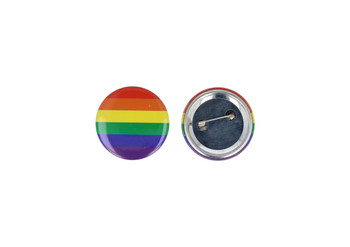 4cm Rainbow Pride Badge