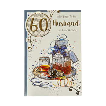 With Love To My Husband On Your 60th Birthday Celebrity Style Greeting Card With Love To My Husband On Your 60th Birthday Celebrity Style Greeting Card