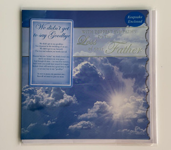 Sympathy Card With Keepsake Loss Of Your Father