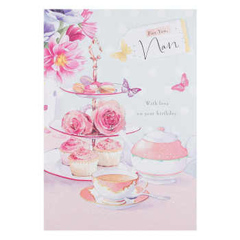 Nan Birthday Card With Love 