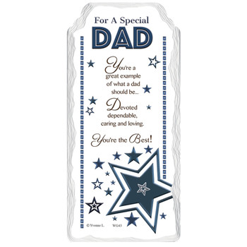 A Special Dad Sentimental Handcrafted Ceramic Plaque