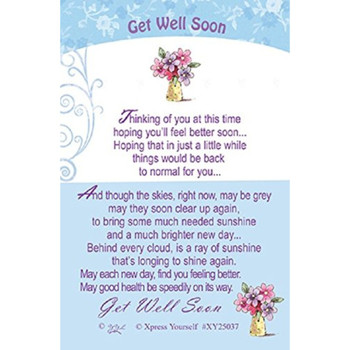 Get Well Soon Cute Teddy With Flower Of Bunch Greetings Card – Evercarts