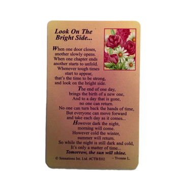 Look on the bright side Wallet Card