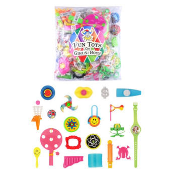 Bag of 100 Pieces Assorted Mini Toys