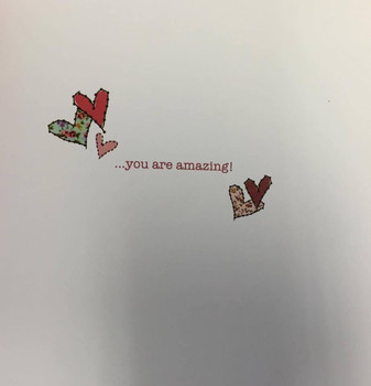 Girlfriend Its Simple but True -Hand Made Valentine Day Card Card