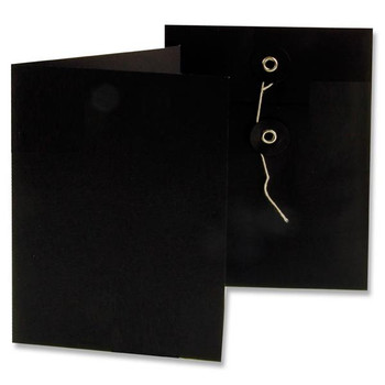 Pack of 6 C6 Black Cards and Envelopes by Icon Craft