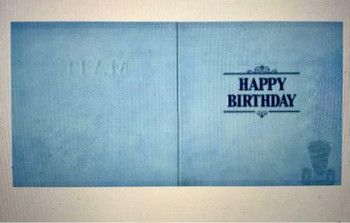 Mate Happy Birthday Humour Male Blue & Gold Hallmark Card Mate Happy Birthday Humour Male Blue & Gold Hallmark Card