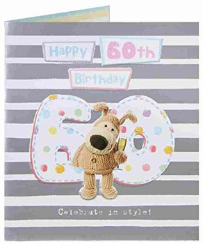 Boofle 60th Birthday Card