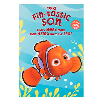 Finding Dory Son Birthday Card 'Fishy Jokes' 