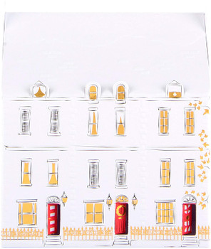 Christmas Luxury Boxed Cards Pop up Town Houses Pack of 5