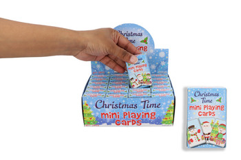 Mini Christmas Playing Cards 6x4cm Mini Christmas Playing Cards 6x4cm