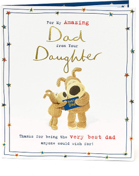 Dad from Your Daughter Birthday Card Boofle