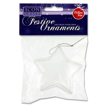 Decorate Your Own Christmas Star 8cm by Icon Craft