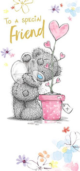 Bear Watering Plant Friend Birthday Card