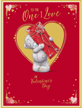 Me To You Bear One In Love Large Valentine's Day Card