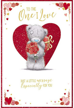 Me To You Bear One I Love Pop Up Valentine's Day Card