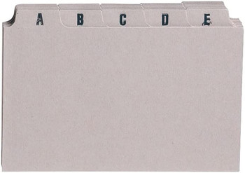 Pack of 25 152x102mm A-Z Buff Guide Cards Pack of 25 152x102mm A-Z Buff Guide Cards