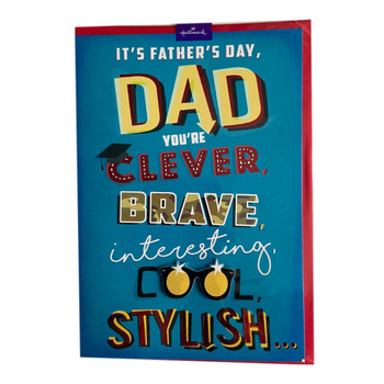 Dad You're Clever Humour Father's Day Card