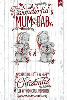 Me To You Wonderful Mum And Dad Bear Christmas Card