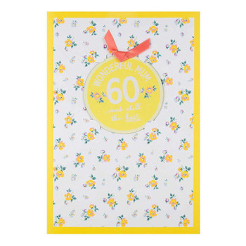 Hallmark Mum 60th Birthday Card Magnetic Keepsake Large