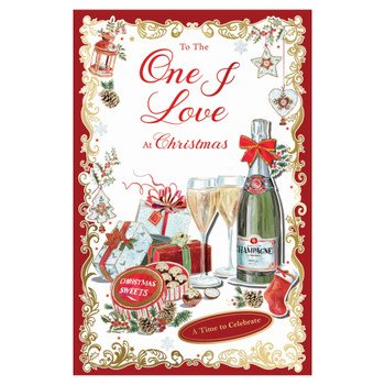 To The One I Love Time to Celebrate Christmas Card