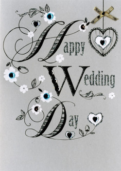 Happy wedding day Handmade Congratulation Card