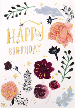 General Birthday Card Floral good mail Design