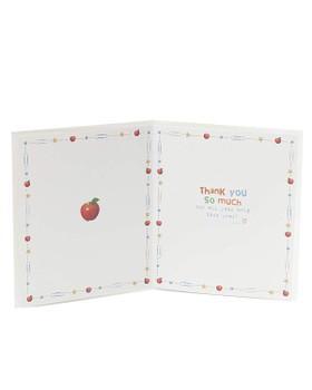 Boofle On Apple Really Great Teacher Appreciation Card Thank You