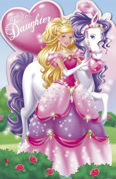 For You Daughter Princess Birthday Card