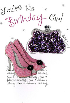 Birthday Girl Embellished Hand-Finished Tutti Frutti Cards