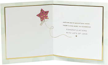 Exam Congratulations Card, Daughter exam Results Card