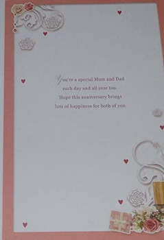 Anniversary Wishes To Special Mum & Dad Opacity Card