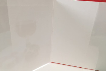 Red Wine, Pie & Gift, Blank Card by Hallmark Christmas Card 