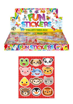 120 x Animal Design Stickers Sheets