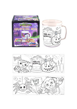 Pack of 6 Halloween Colouring Mugs