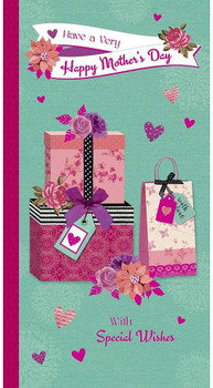 Wishing Well Card Have a Very Happy Mother's Day 