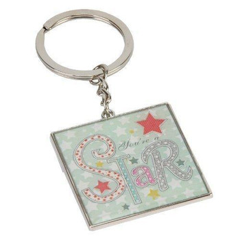 You're a Star keyring - Laura Darrington Patchwork Collection