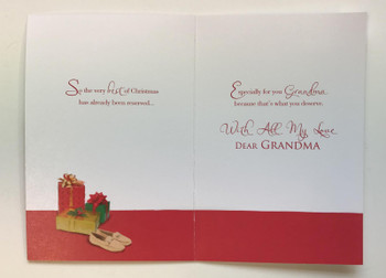 Grandma Traditional Christmas Card