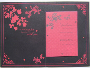 To The One I Love 3 Page Booklet Nice Birthday Luxury Card