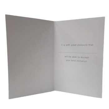 Simon Elvin Elegant Wedding Acceptance Card Accept Invitation Heart 