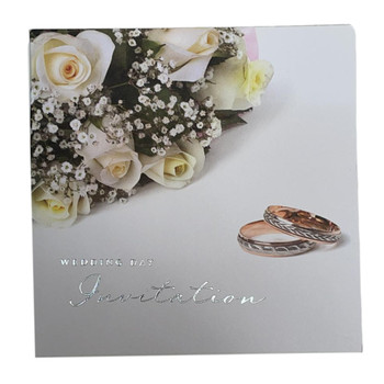 6 Luxury Wedding Day Card Invites Invitations & Envelopes