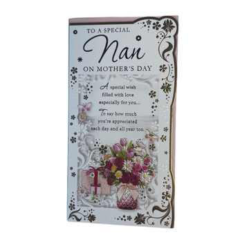 To A Special Nan Flower Pot Design Mother's Day Card