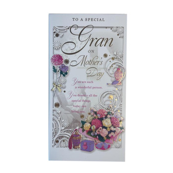 To Special Gran Such a Wonderful Person Mother's Day Card