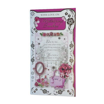Mothering Sunday Mirror And Purse Design Mother's Day Card
