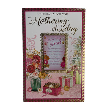 Mothering Sunday You're Very Special Verse Mother's Day Card