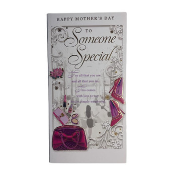To Someone Special Women's Accessories Design Mother's Day Card