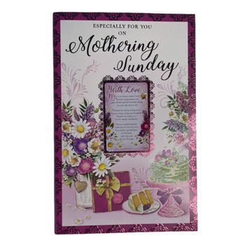 Especially For You Cake And Flowers Design Mother's Day Card