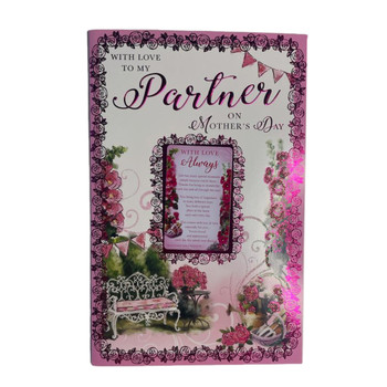 To My Partner With Love Always Verse Mother's Day Card